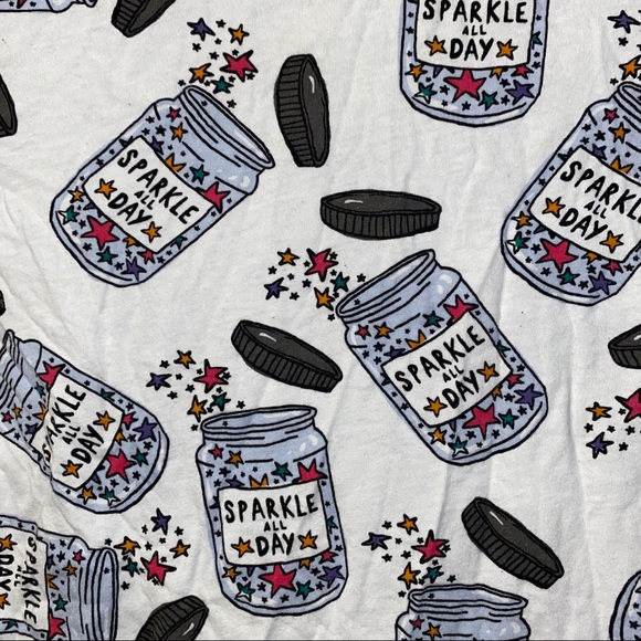 ZARA Girls Sparkle All Day Tee Sz 13/14 - Picture 2 of 4